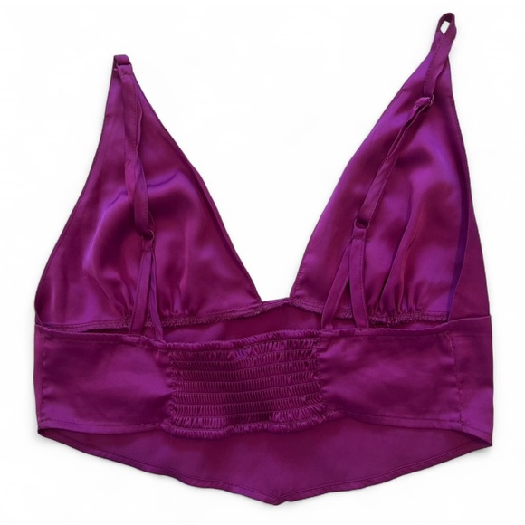 Purple Silk Top - Picture 2 of 3